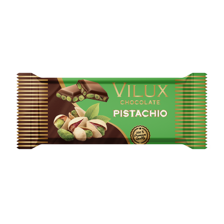 Vilux Chocolate bar with pistachio