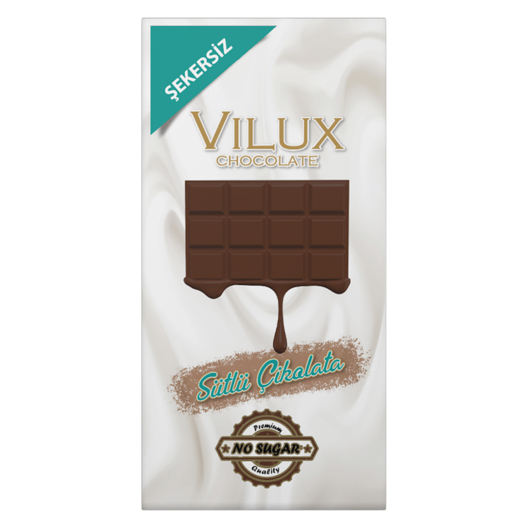 Vilux Sugar free milk chocolate bar